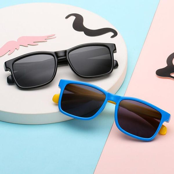 

sunglasses fashion silicone children's uv protection baby polarized, White;black