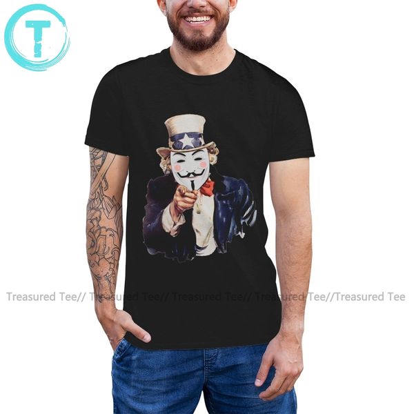 

v for vendetta t shirt uncle sam v ringer t-shirt cotton graphic tee shirt fun short-sleeve mens tshirt