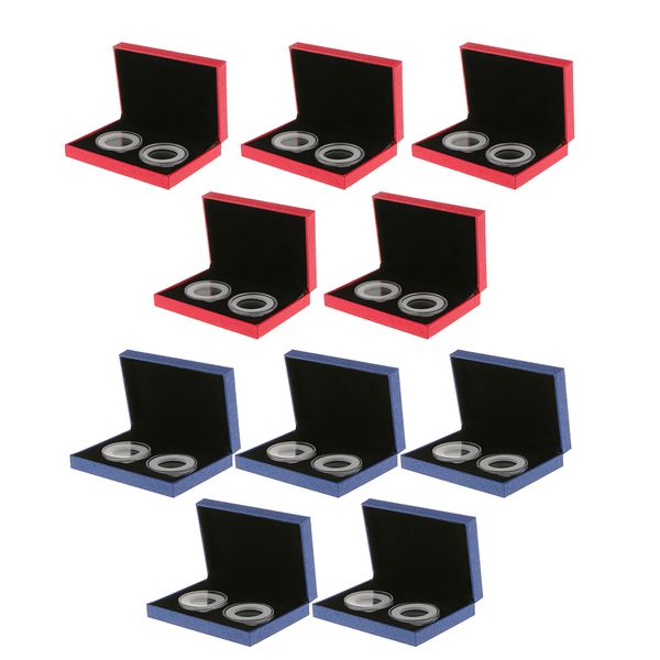 

10 pieces challenge coin chip display case commemorative souvenir