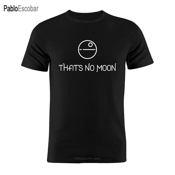 

shubuzhi cotton t shirt that's no moon deathstar silhouette artwork gift tee