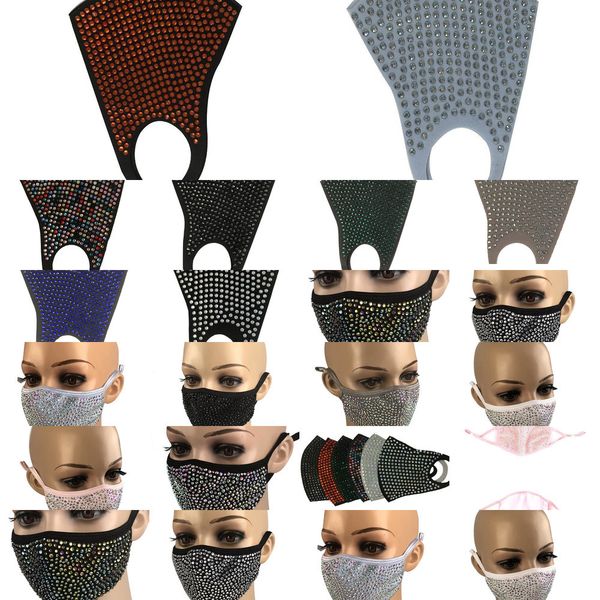 

protective bling dustproof fashion bling diamond mask pm2.5 mouth masks washable reusable gc8x