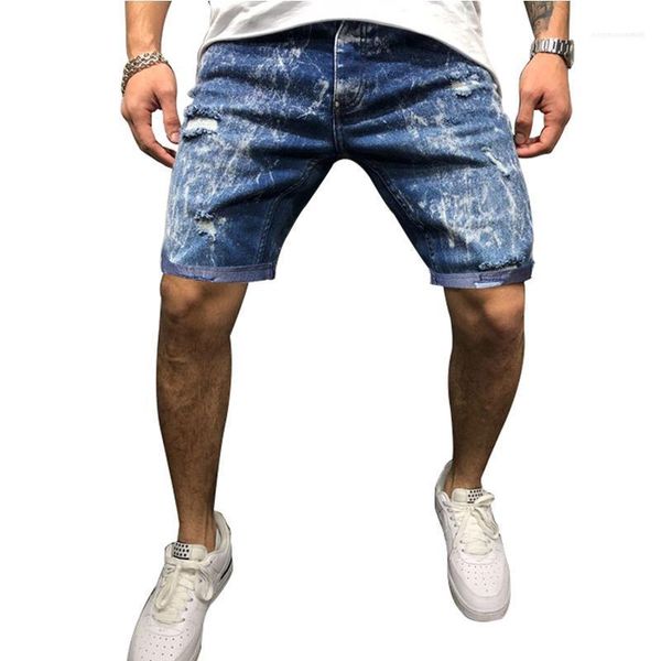 

mid waist zipper fly pants mens designer ripped black and dark blue jeans knee length skinny jeans pants straight