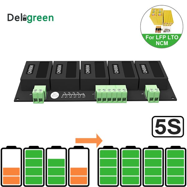 QNBBM 5S 15V Active Balancer Equalizer BMS für LIFEPO4, LTO, Polymer, LMO, NCM Li-Ionen-Akku 18650 DIY-Pack