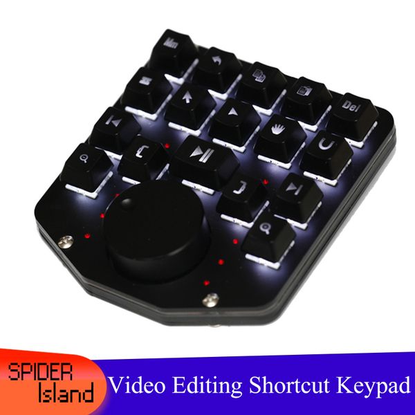 

funcation well usb dial time shortcut shuttle keyboard video edit key edius ae pr vegas fcpx lr mechanical keyboard