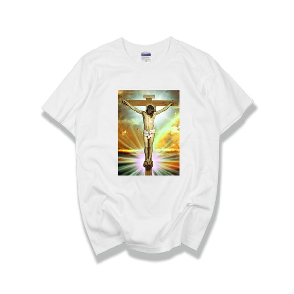 

высокое качество skam jesus100% хлопок поперечных футболки tshirts