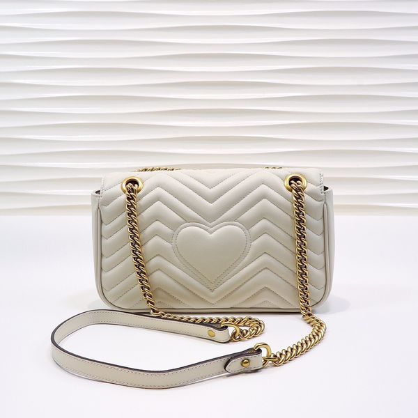

new women bag bag crossbody macron color bags purse luxury shoulder series leather marmont chain handbags messenger designer genuine psijk, Red;black