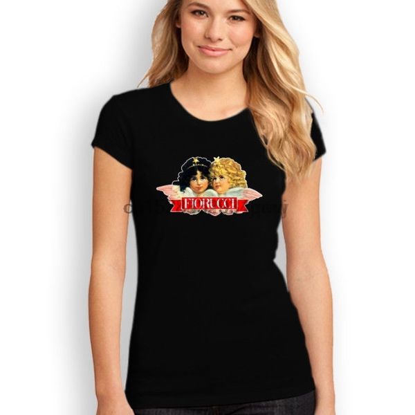 

fiorucci logo fashion t-shirt black white