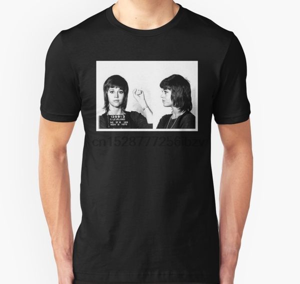 

мужская майка с коротким рукавом тройник вершины jane fonda mugshot футболка женская футболка