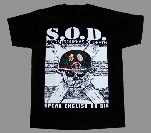 

s.o.d. sod stormtroopers of death sod new black shortlong sleeve t-shirt plus size clothing tee shirt
