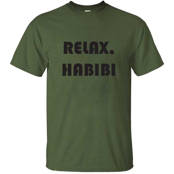 

relax habibi t-shirt 2020 comics men tshirt clothes t shirt for men hiphop