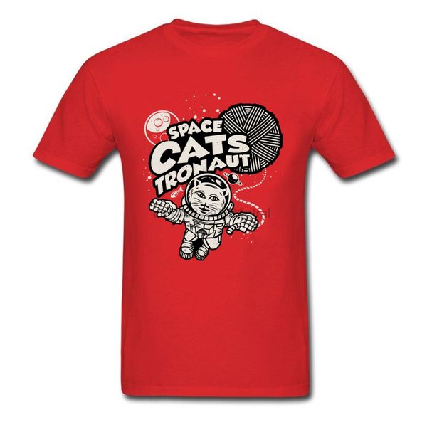 

мультфильм cat tshirt мужчины тройники письмо красного tshirt простой стиль фуфайка 2018 скидка с коротким рукавом футболка space астронавто