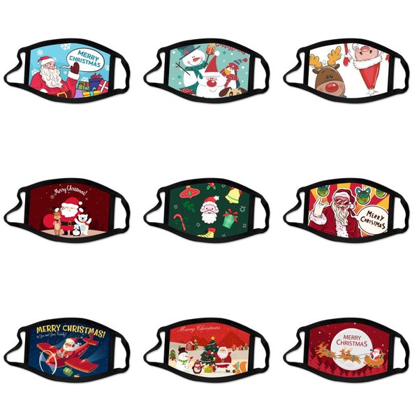 

designer printed women silk magic skull face mask handkerchief outdoor windproof half face dust-proof sunshade#503, Black