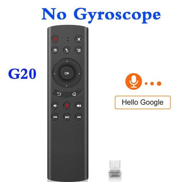 

remote controls vontar g20 voice control wireless air mouse google microphone remote control ir learning 6-axis gyroscope for android tv box