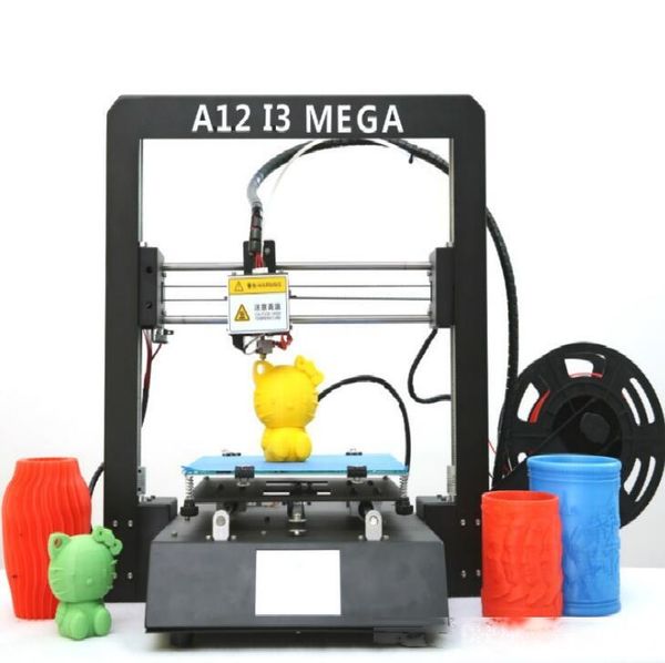 

new upgraded desklevel 3d printer i3 a12 metal frame high precision large size machine