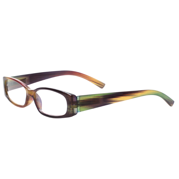 

fashion rectangular reading glasses for men and women spring hinge colorful printed eyeglasses frames, White;black