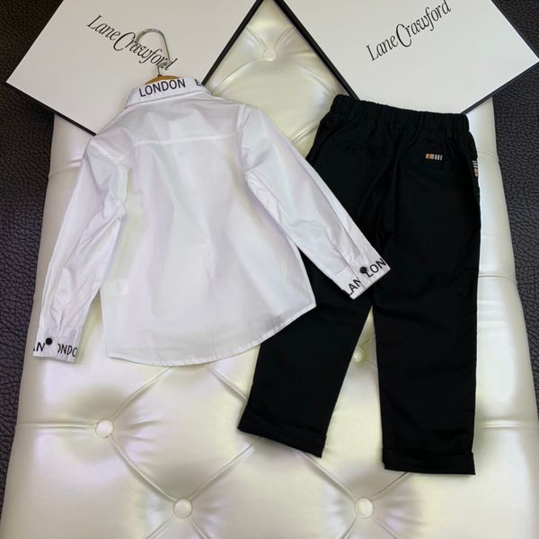 

kids clothing sets kids clothes boys girl t shirt sweatshirt shorts pants trousers 2pcs setsl83i, White
