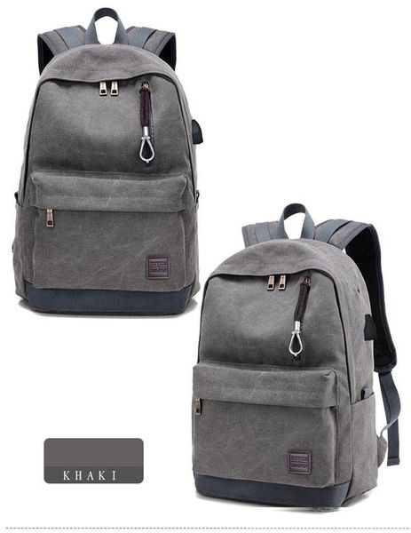 

school backpack simple canvas backpack male/female school lapbackpack for teenagers travel bagpack rucksack new