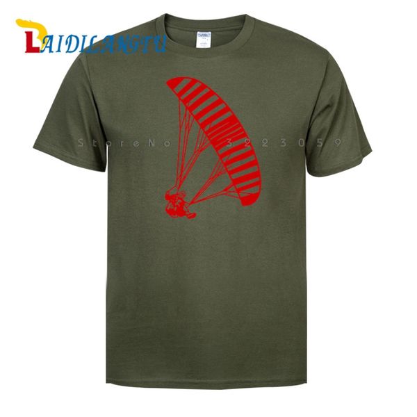 

sell new interesting paragliding fashion print t-shirt men's pattern men's print cotton t-shirt