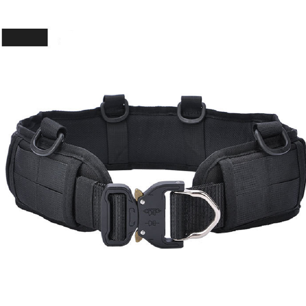 

waist support molle tactical cover multifunctional belt outdoor combination, Black;gray