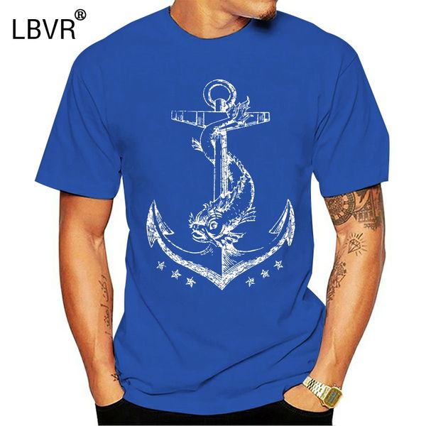 

новая мода марка печати футболка мужской марка anchor ii футболка sporter sailer парусник паруса sailor skipper trainingphoto футболки