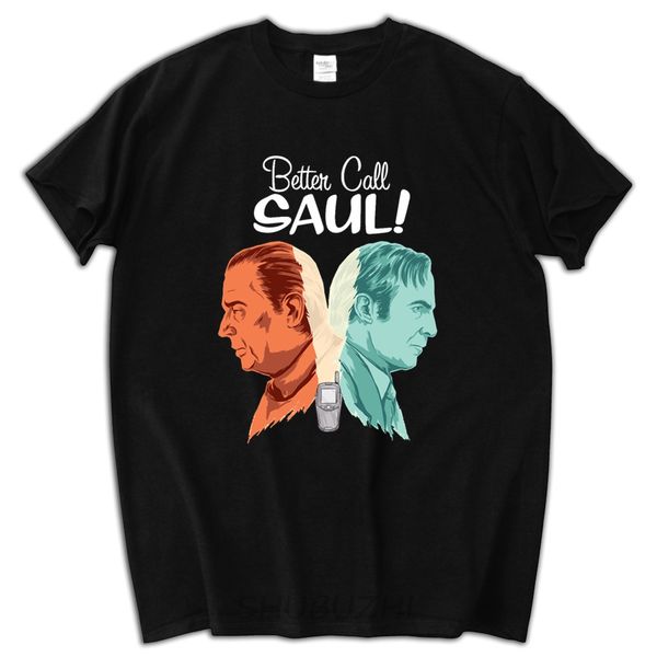 

мужчины футболочку лучше позвони saul hip hop рубашки для мужчин с коротким рукавом crewneck хлопок мужчины футболку guys одежда
