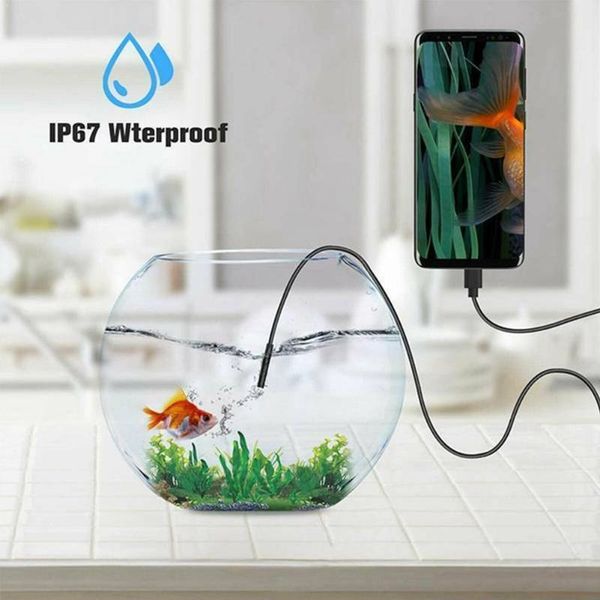 

1м 2м 3,5м типа с android мирко usb водонепроницаемый hd камеры led ip67 6 tube micro line soft эндоскоп u7h0