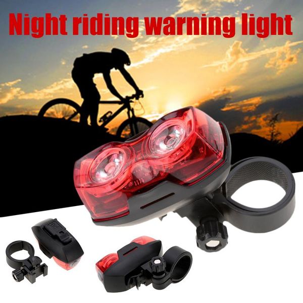 

1pc outdoor bike tail light mountain bike night riding warning light waterproof safety led taillight bicycle accessories