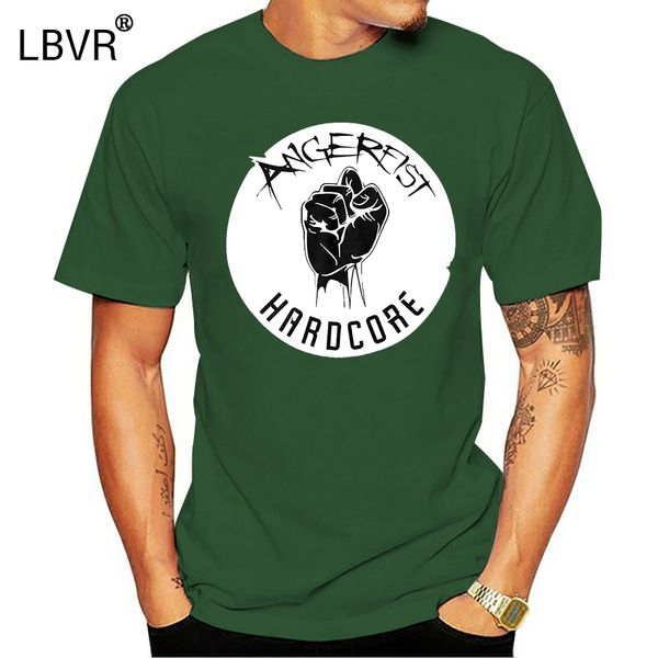 

angerfist hardcorpaul elstak new men cotton t-shirt short sleeve men black women tshirt