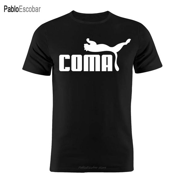 

shubuzhi cotton t shirt coma funny parody geek gift tee