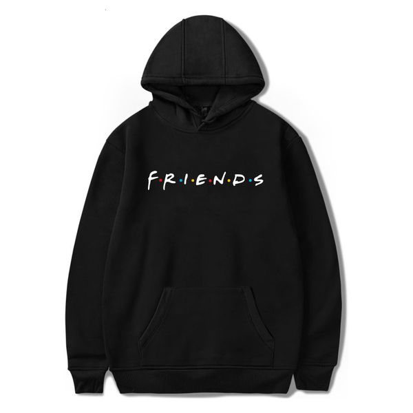 

2020 friends member pop fashion warm-ing soft women hoodies sweatshirt hip hop clothing drop shipping, Black