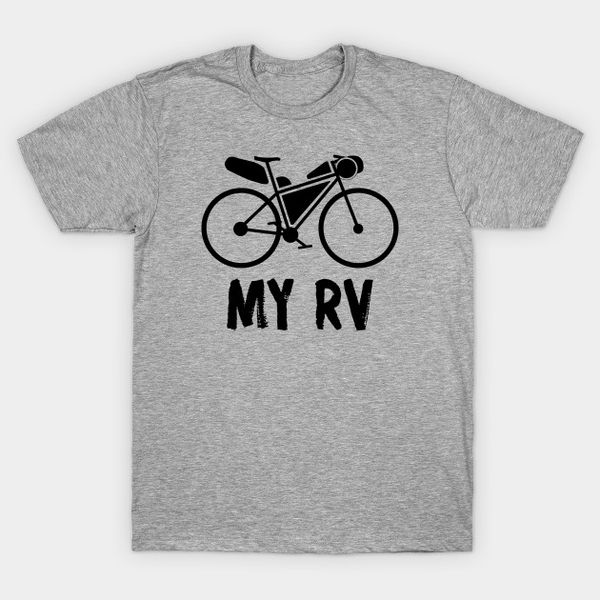 

men t-shirt bikepacking my recreational vehicle tshirt women t shirt