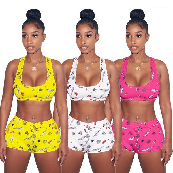 

2pcs designer clothing sets casual sports suits womens tracksuits summer tank shorts, Gray