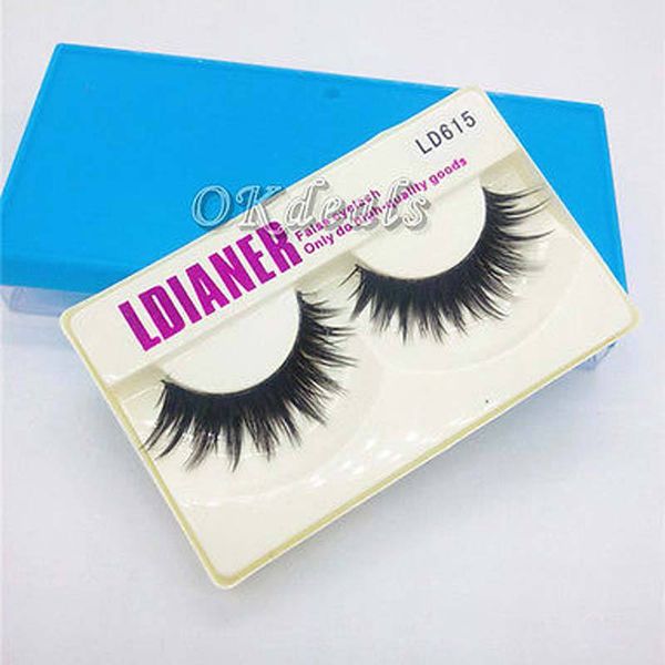 

1 pairs natural long sparse cross eye lashes extension makeup extension false eyelashes tools