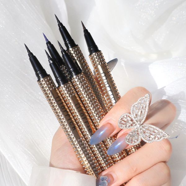 

europe and america 6 colors long-lasting slender waterproof makeup eyeliner pen for beginner colorful starry sky eye liner