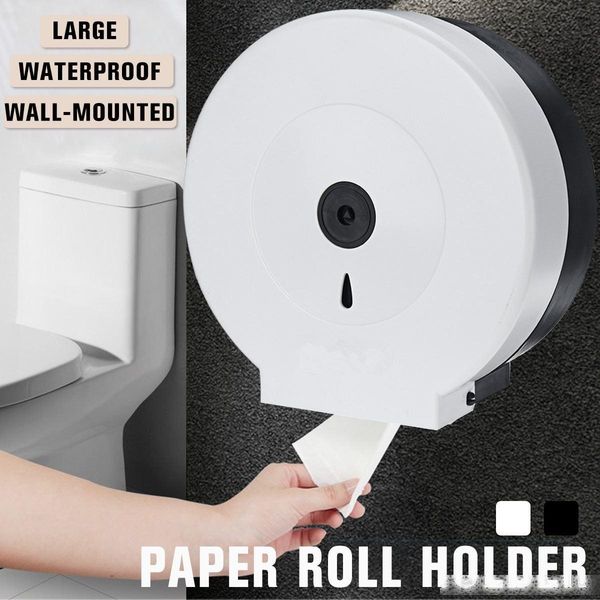 

round roll paper holder wall-mounted bathroom tissue dispenser rest room waterproof toilet paper holder t200425