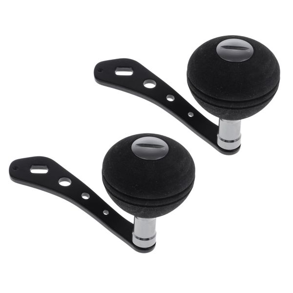 

2 pieces non-slip grip fishing reel handle with knob