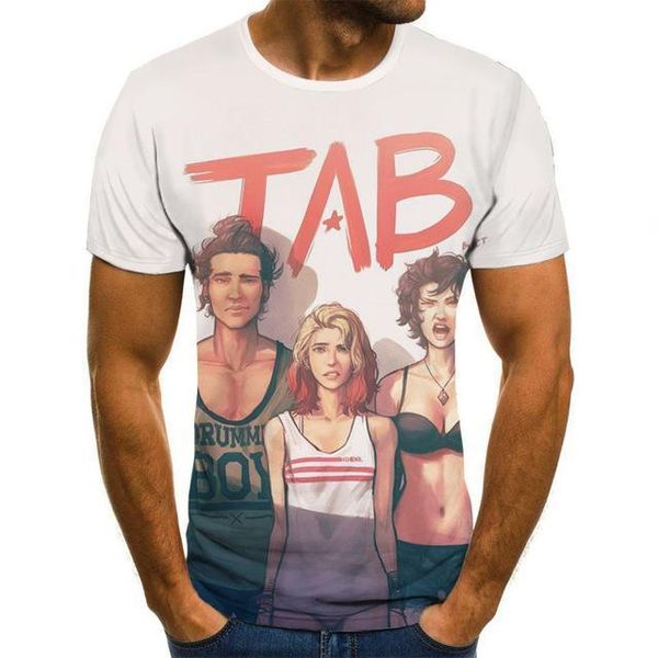 

summer new men's t-shirt fashion printed harajuku male t-shirt casual men tshirt hip hop streetwear men t-shirts