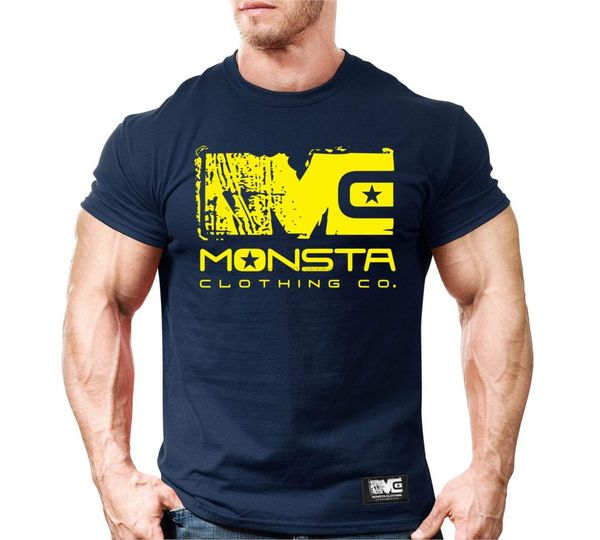 

monsta clothing co. men's bodybuilding workout (mc-icon) gym t-shirt (gny-ayw