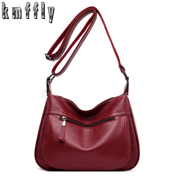

2020 female handbag black bolsa feminina leather women messenger bag designerwomen's shoulder crossbody bag