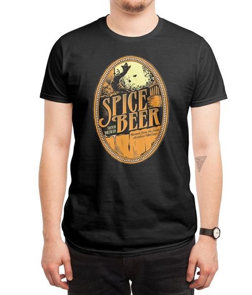 

new men casual printed t shirt spice beer short sleeve t-shirts tee