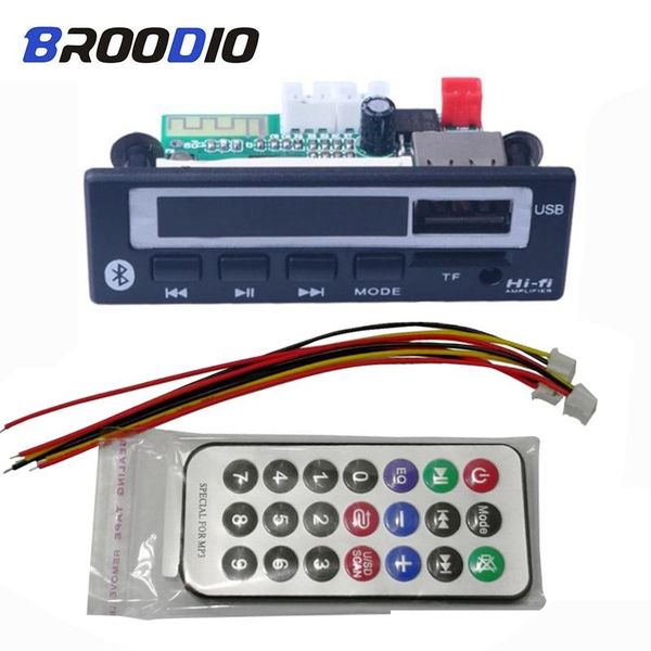 

consumer electronics mp3 wma wav bluetooth 5.0 decoder board 5v 12v wireless audio module color screen usb tf fm radio for car