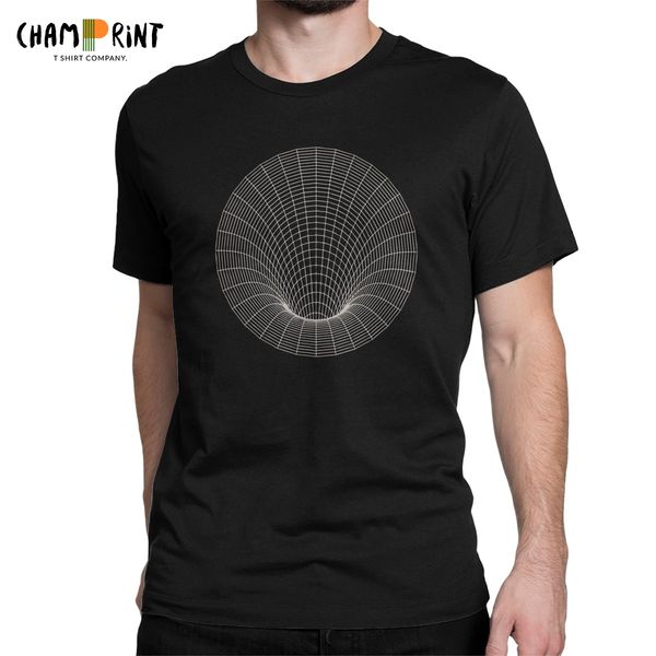 

мужчины t-shirt event horizon мода чистый хлопок тройники с коротким рукавом смешные geek наука физика scientist тенниски летняя одежда