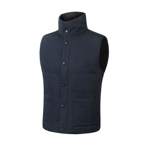

fast shipping brand winter jacket mens tyle vest goose vest down vest down jacket 7 color c-07, Black;white