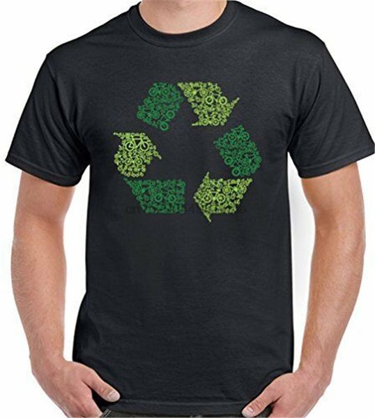 

recycle - мужская смешной велоспорт t-shirt bike mtb велосипедист cycle-роуд racer bmx спортивные клубы фитнес tee shirt