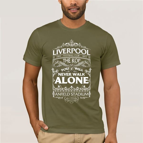 

liverpoll - ynwa foot ball t shirt tee new funny you'll never walk alone t-shirt