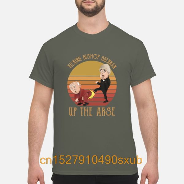 

kicking bishop brennan up the arse vintage shirt