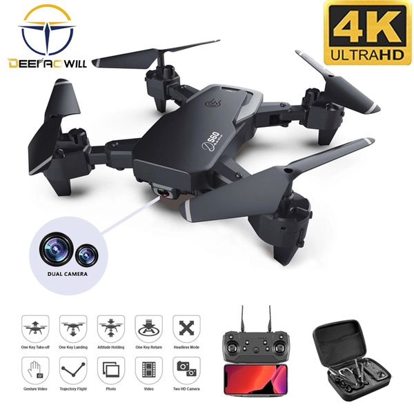 

2020 new s60 rc drone 4k hd wide angle camera 1080p wifi fpv drone dual camera quadcopter real-time transmission helicopter toys
