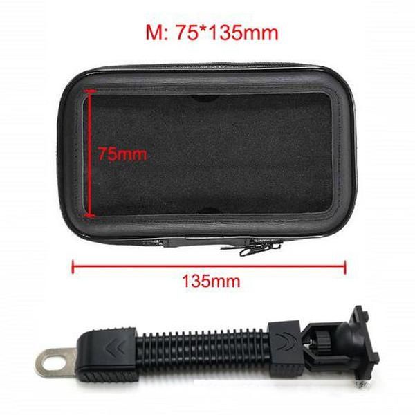 

motorcycle telephone holder support moto bicycle rear view mirror stand mount waterproof scooter motorbike phone bag for samsung (retail)