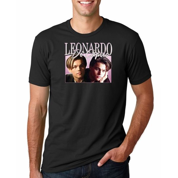 

homage men& leonardo dicaprio t shirt fashion t shirts brand tee shirts hipster o-neck