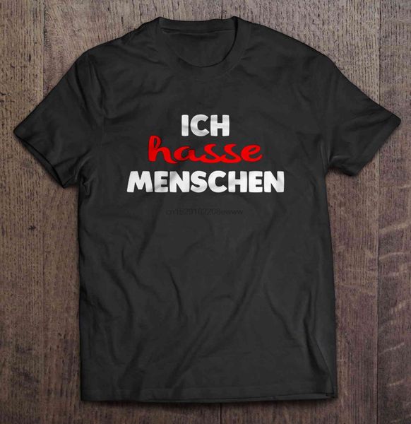 

мужчины футболка ich хассе menschen version2 женщины футболку
